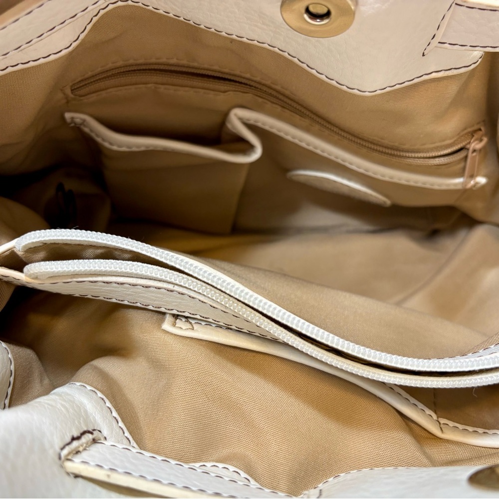 Etienne Aigner Marseille Straw Collection - Lilac/White - Picture 9 of 10